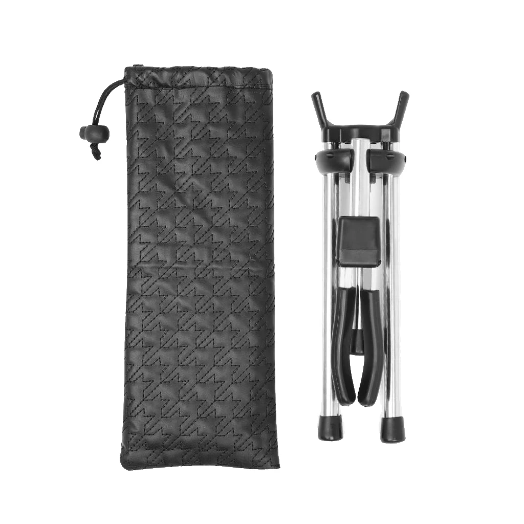 

Portable Soprano Saxophone Stand Foldable Folding Rubber Feet Anti-slip