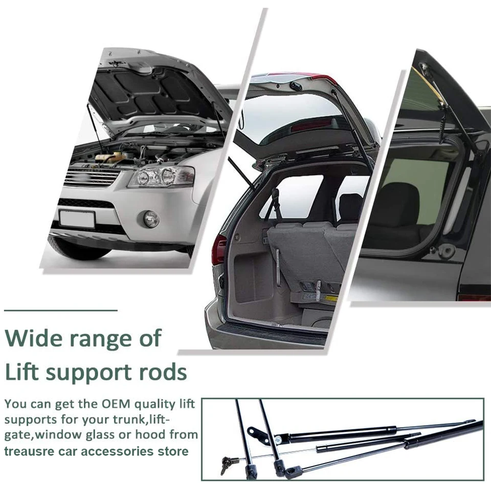 Qty 2 Hood Strut Lift Supports For Infiniti QX60 2014-2020 & JX35 2013-2014 - Replace OE# 65470-3JA0A