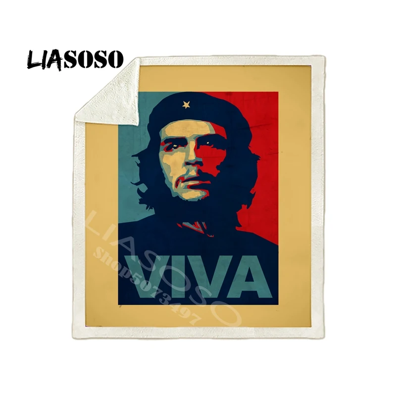 7 Постельные принадлежности плед 3D принт Che Guevara мода шерпа флисовое Покрывало Диван тонкое одеяло путешествия Пикник Туризм одеяло s - Цвет: 7