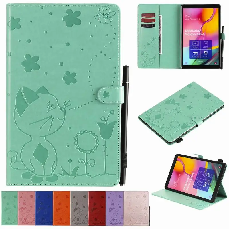 Чехол книжка с подставкой для Samsung Galaxy Tab A 2019 T510 T515 10 1 2016 T580 T585 2015 T550 T555 9 7 TabE T560 T561