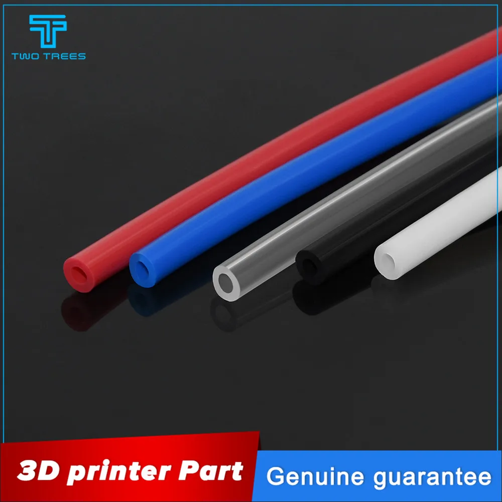 

1M Teflon tube 3D printer accessories Blue PTFE tube remote nozzle feeding tube 2mmX4mm High temperature resistance