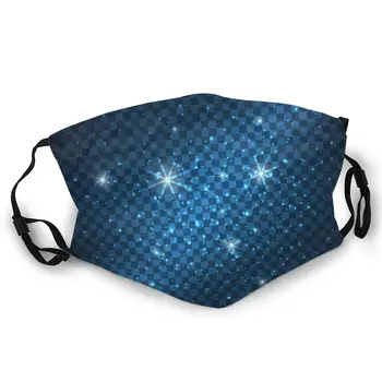 

Galaxy Sparkly Double-sided printed dustproof and windproof mask, can be cleaned and reused, suitable for outdoor sports