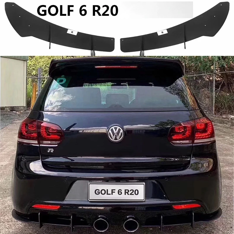 Накладка на задний диффузор для Volkswagen VW Golf 6 MK6 GTI R20 2010 2013 защитная накладка бампер