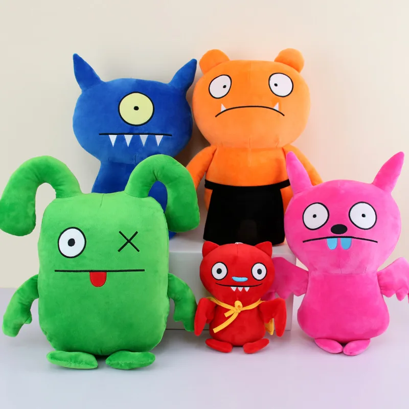 Uglydoll 28/45 см Мультяшные плюшевые игрушки аниме Ox Moxy Babo мягкие Забавные куклы Новое