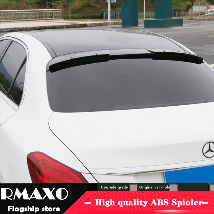 Для Benz W205 спойлер на крыше Z 2016-2018 c-класс C180 200 260 300 C63 Высокое качество ABS Материал