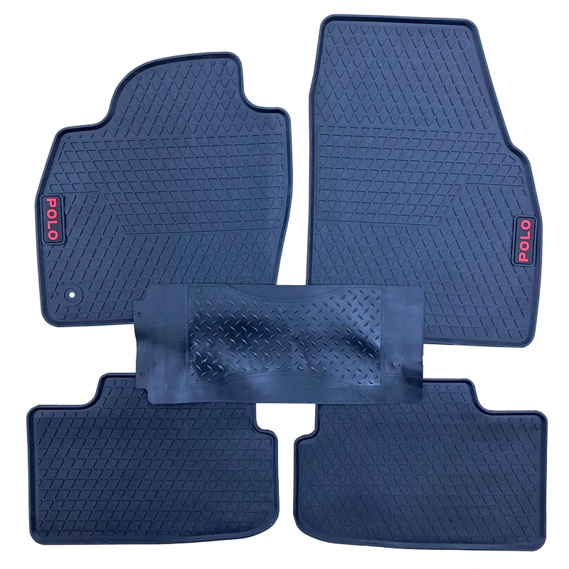 Custom Car Floor Mats For 2020 Year Volkswagen Polo No Odor Front And