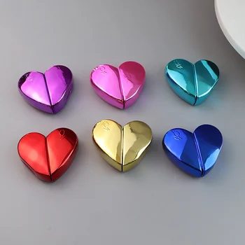 

30ml Spray Bottle Empty Cosmetic Containers Creative Heart Shaped Travel Atomizer Perfume Portable Colorful Glass Spray Bottle