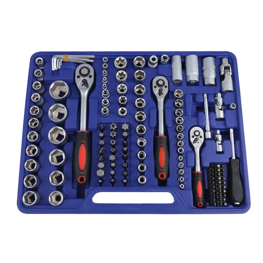171pcs/set Professional Carbon Steel KS Tools Socket Wrench Set Metal Construction Socket Spanner Wrench Set Repair Tools Sale