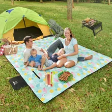 Карманный водонепроницаемый Пляжный коврик для пикника, покрывало для кемпинга, пикника, палатки, складное покрывало, постельные принадлежности