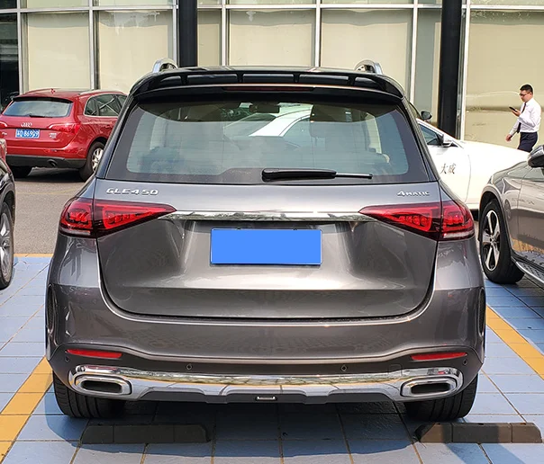 Спойлер для benz GLE SUV w167 GLE350 на крышу, настоящий спойлер для багажника из АБС-пластика и углеродного волокна, цветной лаковый спойлер-20лет