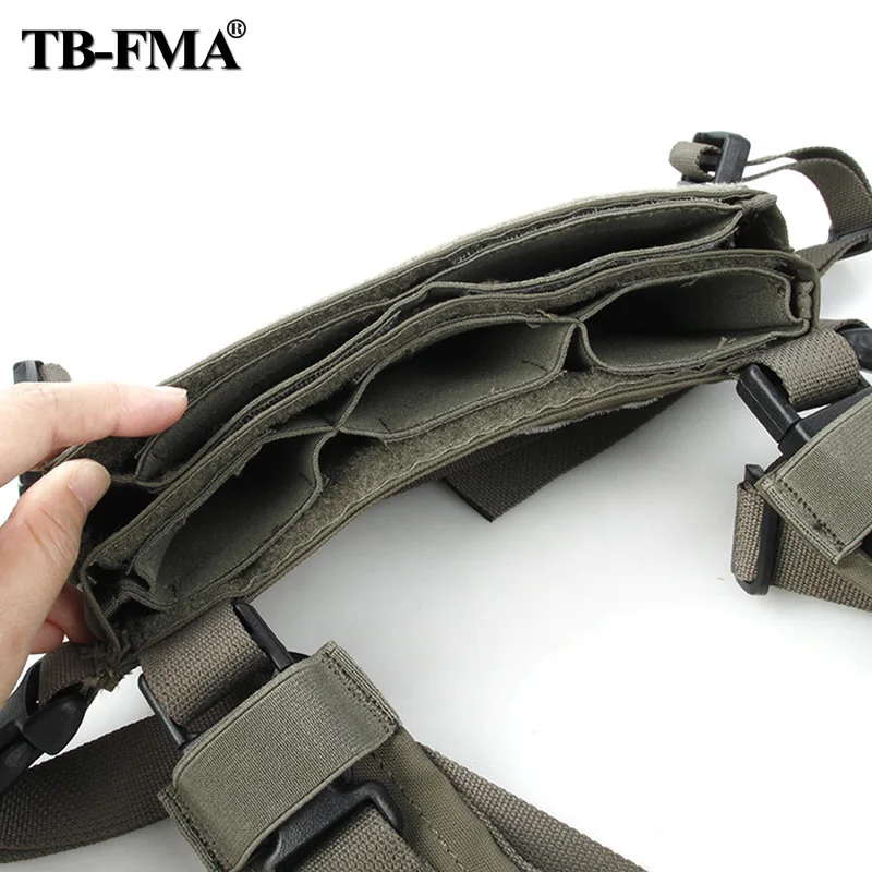 TMC Cordura SS микро Низкопрофильная световая Боевая грудная установка комбо хаки Cordura 500D ткань