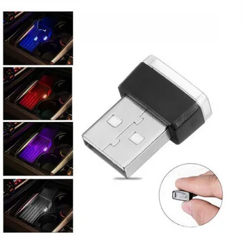 

USB Night Light LED Car Interior Light Mini Illumination Decoration Styling Car USB Light Convenience Finding Things