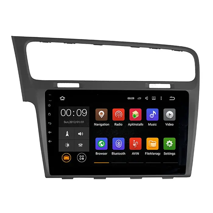Штатная магнитола Roximo 4G RX-3715G для Volkswagen Golf 7(Android 6.0) серый цвет(+ Камера заднего вида в подарок