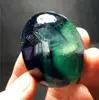 Rare Natural Fluorite Egg Quartz Crystal Point Healing 80g 5
