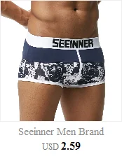 Men Breathable Boxers Soft Cotton Boxers Underwear Men Underpant U Convex Pouch  Men's Underwear Shorts Slips Cueca sexy guy underwear