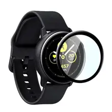 Стекло для Samsung Galaxy Watch Active 2 44 мм 40 мм/46 мм/42 мм 3D HD полноэкранная Защитная пленка для Gear S3 Frontier/S2/Sport Active2 Стекло для Samsung Galaxy Watch Active 2 44 мм 40 мм/46 мм/42 мм 3D HD полноэкранная Защитная пленка для Gear S3 Frontier/S2/Sport Active2