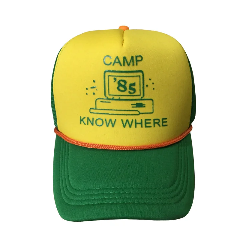 

Stranger Things 3 Dustin Hat Camp 85 Know Where Cosplay Cap