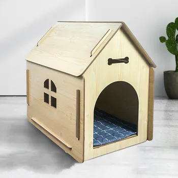 

Cat House Outdoor Wooden Dog House Outdoor Dog House House Type Villa Cat House Four Seasons Universal Cat Nest Pet Supplies