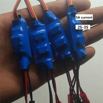 

1PC 1S 2S 3S ESC Speed Controller Micro Two-way Brushed 3.5-4.8V 2A 5A for RC Mini Tank Car Boat Airplane DIY Parts