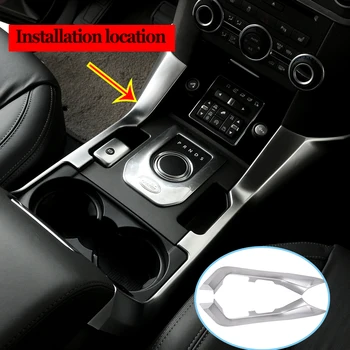 

Glossy Black Black Wood Grain ABS Center Console Decoration Strips Trim For Land Rover Discovery 4 LR4 2010-2016 Car Accessories