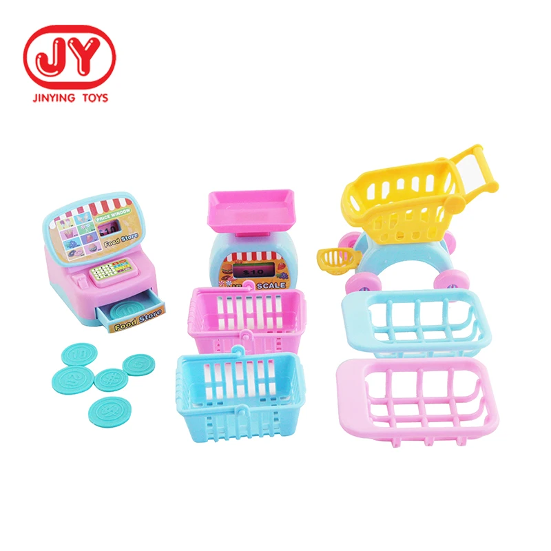 Mini Simulated Supermarket Checkout Counter Role play Cashier Cash
