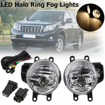 

Car Fog Light For Toyota Rav4 Land Cruise 2013 2014 2015 Car Front Bumper Foglights Halogen H16 With Bulb and wire Accessories