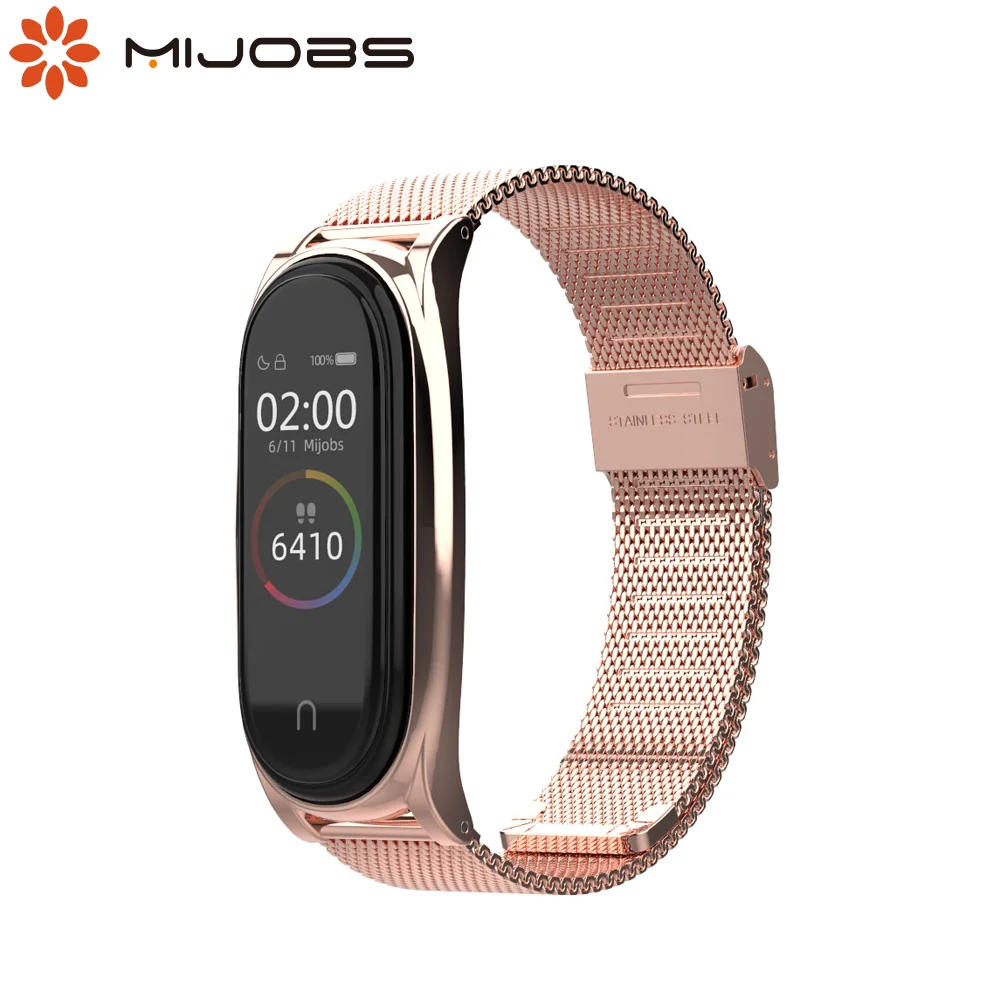 Браслет NFC для Xiaomi Mi Band 5 глобальная версия браслета 4 аксессуары из нержавеющей