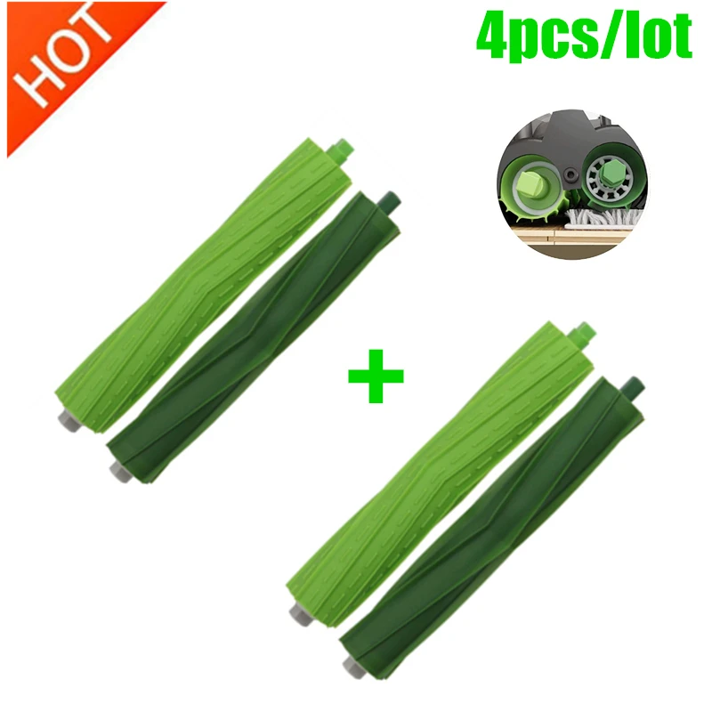 2pcs Green Side Brushes Replacement For iRobot Roomba i7 E5 E6 Vacuum Cleaner 2pcs Green Side Brushes Replacement For iRobot Roomba i7 E5 E6 Vacuum Cleaner