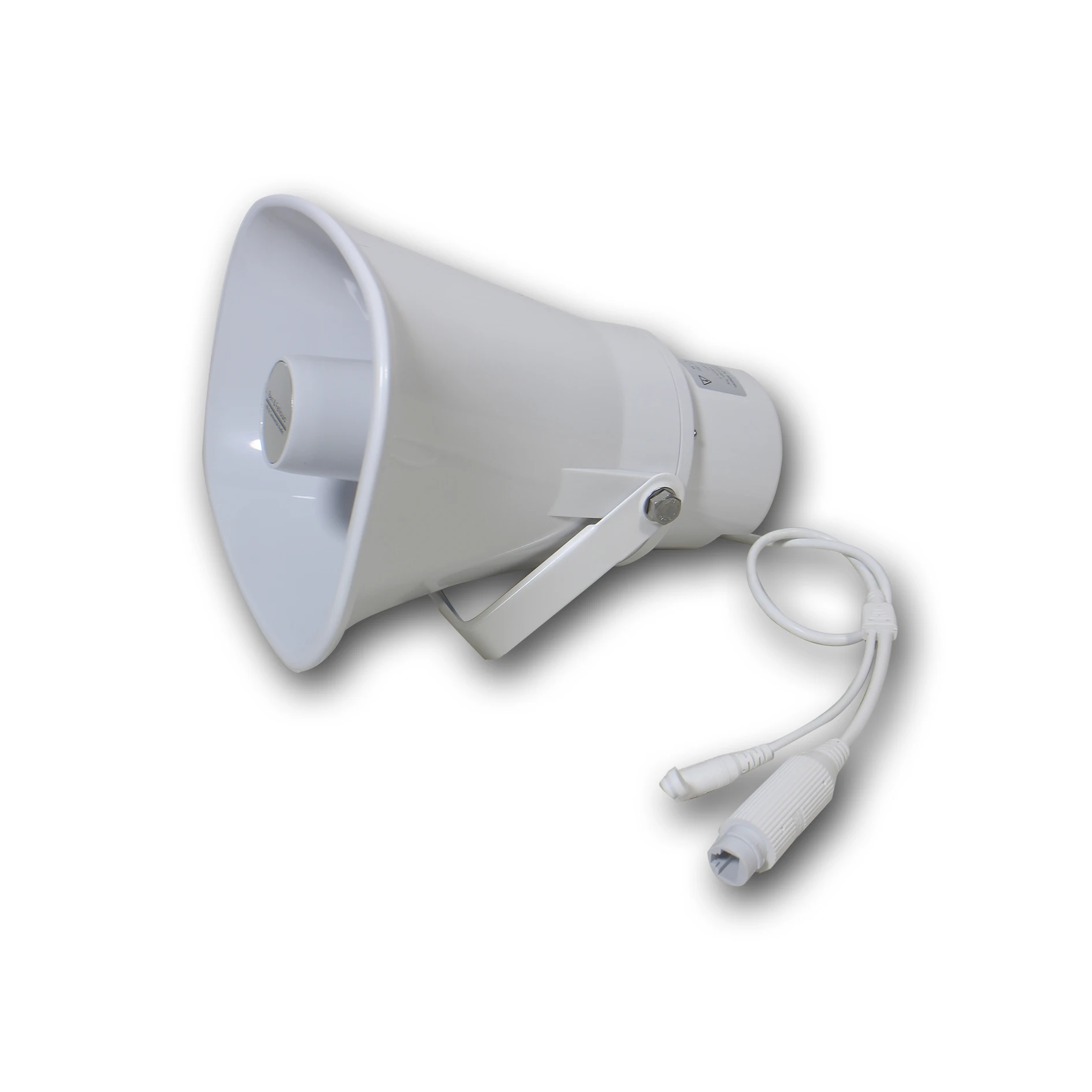 

15/30W SIP Network Waterproof Oval Horn Speaker for In or Outdoor public address system, supportc24V DC,POE and SIP protocol