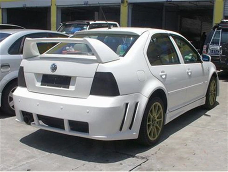 Используется для Volkswagen Bora спойлер 2002 03 04 05 06 год Материал FRP задний высокий GT Крыло автомобиля переоборудование аксессуары