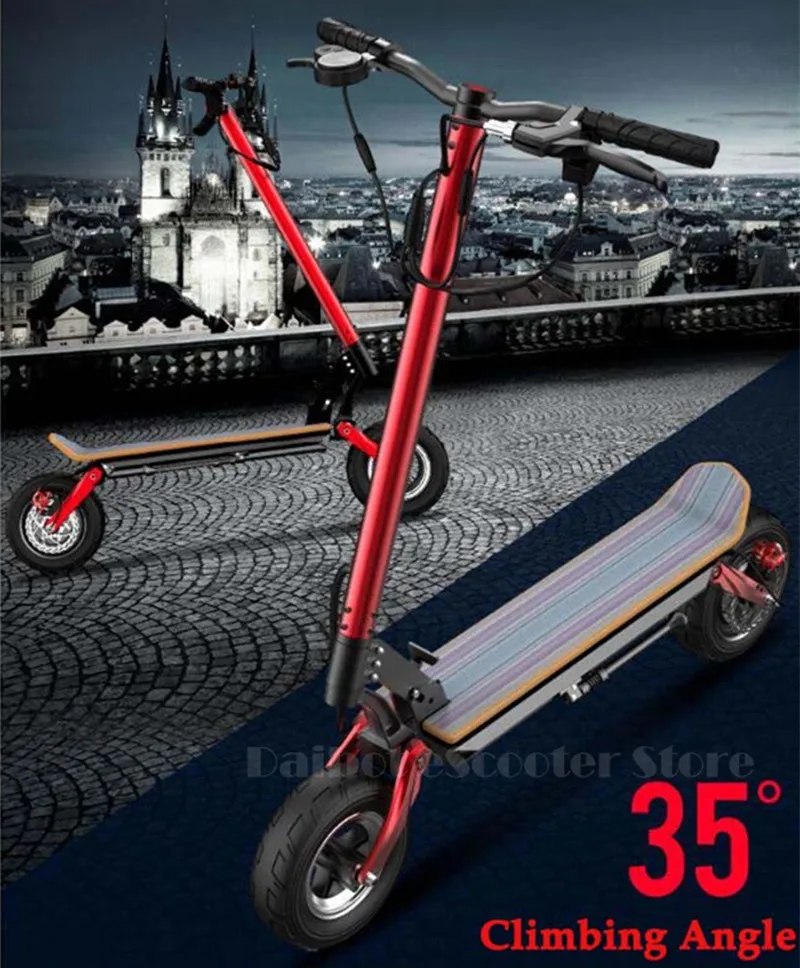 Sale Daibot Electric Scooter Off Road 10 Inch Electric Scooters Brushless Motor 500W 48V Folding Electric Kick Scooter For Adults 5