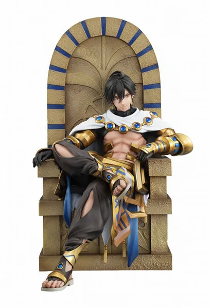 Новый аниме 20 см Fate/прототип Fate/Grand Order Ramesses Ⅱ Ozymandias Сидящая статуя ПВХ фигурка