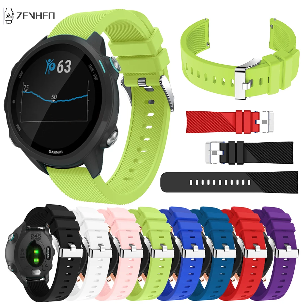 Ремешок для часов 20 мм Garmin Forerunner 245 245M 645 сменный силиконовый ремешок Samsung Galaxy Watch 4 |