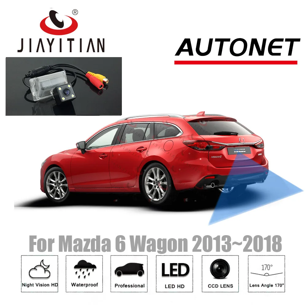 JiaYiTian Автомобильная камера для Mazda 6 Wagon 2013 2014 2015 2016 2017 2018 CCD ночного видения заднего