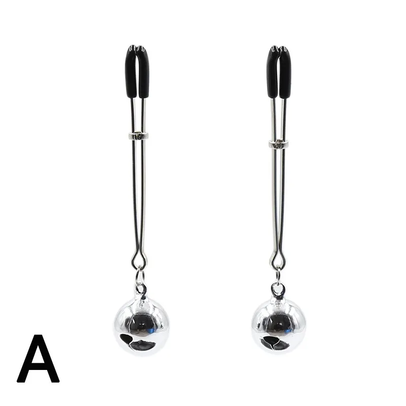 Adjustable Steel Bars Nipple Clamp Clitoris Stimulator BDSM Fetish Flirting Bondage Breast Labia Clips Clit Clamps Accessories sex party toys erotic sex toy sex toys nipple clamp sex bondage toys