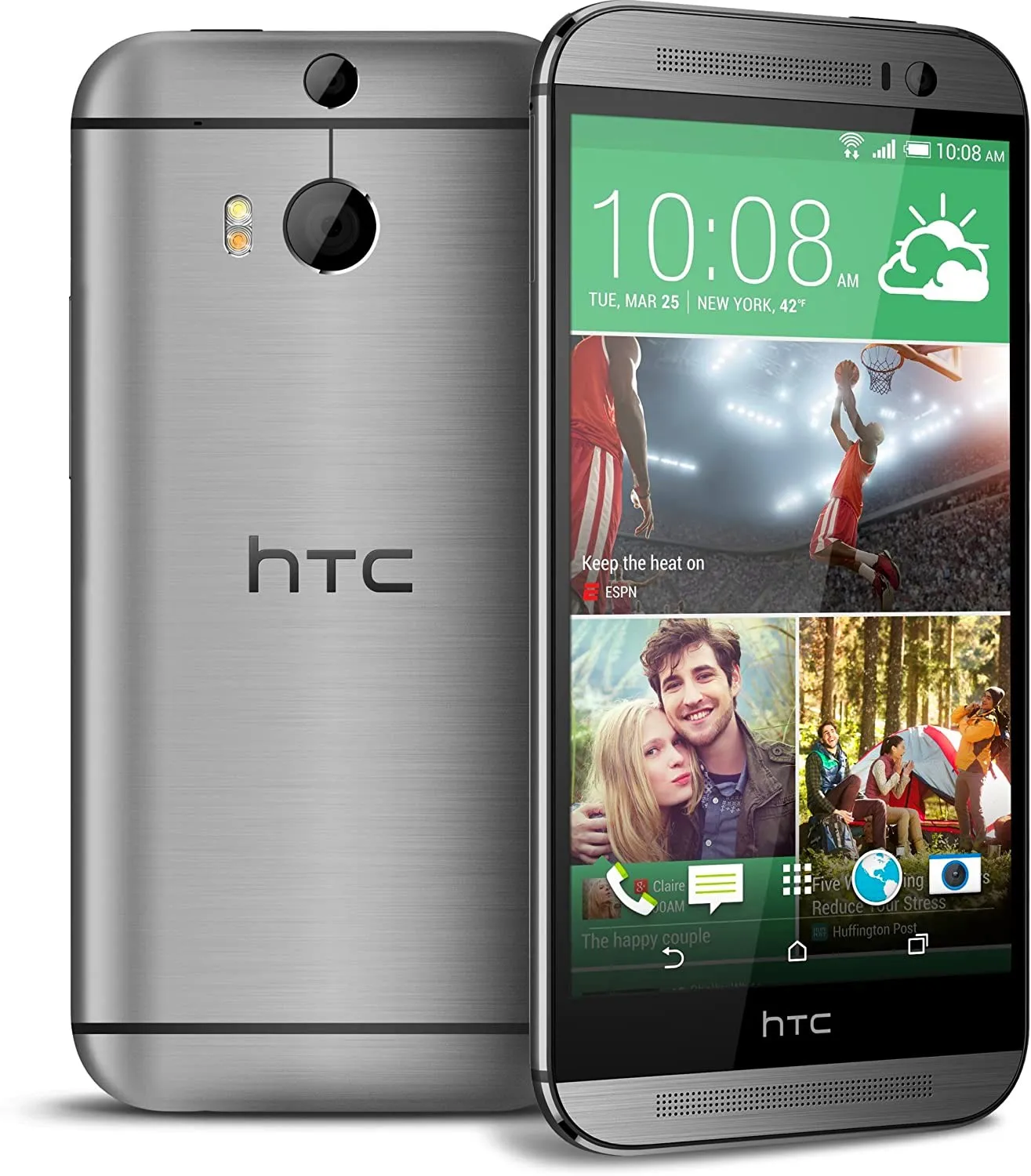 HTC-teléfono móvil M8 4G LTE usado, smartphone con Android, 5,0 pulgadas, 2 GB de RAM + 32 GB de ROM, cámara trasera Dual, NFC, WIfi, barato, desbloqueado