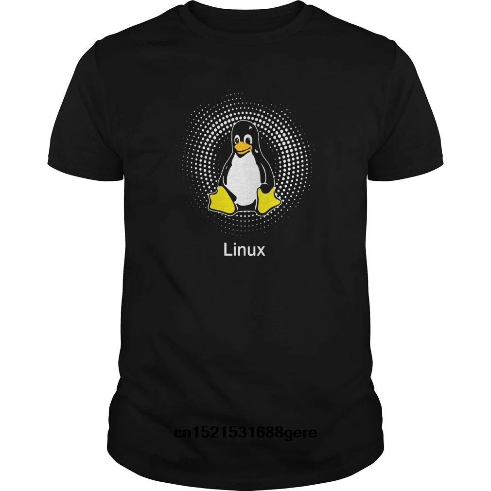 

Funny T Shirt Linux T-Shirt Computer Programmer Penguin Tshirt Men Tee
