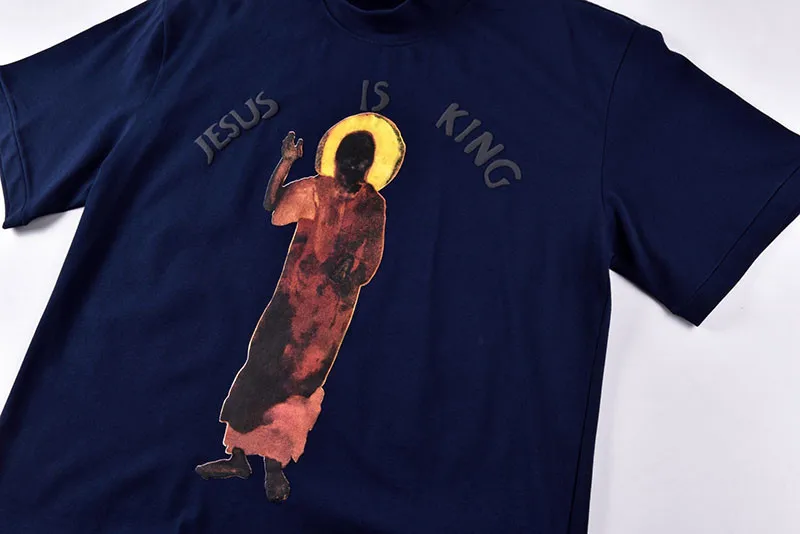 Kanye West Jesus is King Chicago ограниченная футболка для мужчин и женщин футболки высокого