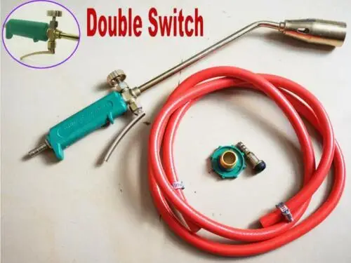Propane Butane Gas Torch Burner 79&quot Hose Regulator Blow Roofers Plumbers Kit | Инструменты