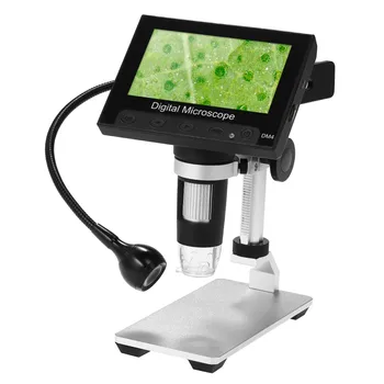 

1000X Portable Digital Microscope 4.3" LCD Display 1080P LED Magnifier for Mobile Phone Maintenance QC/Industrial/Collection
