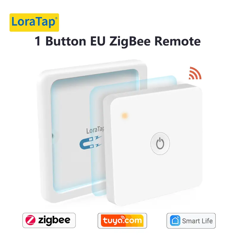 LoraTap ZigBee 3.0 Wireless 14 EU US Push Button Remote Tuya Scene Automation Control Switch Smart Life App Hub Need - Image 13