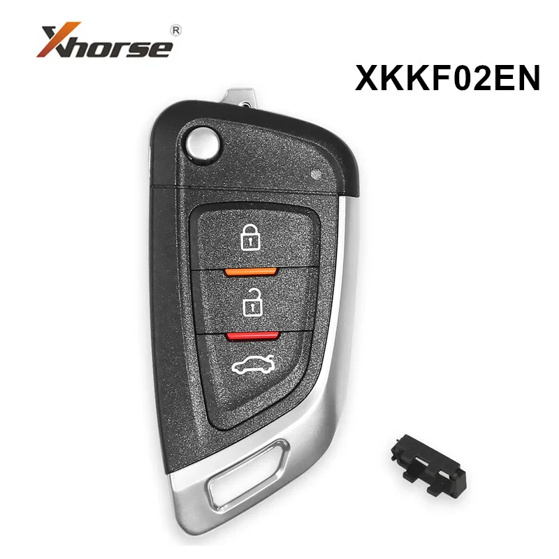 

10pcs/lot Xhorse 3 Buttons XKKF02EN Universal Wire Remote Car Key for VVDI Key Tool vvdi2 (English Version)
