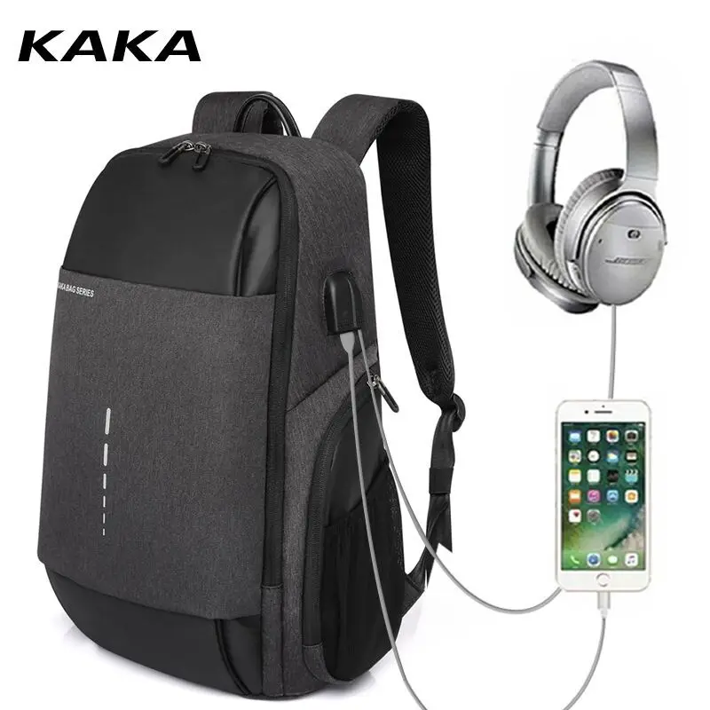 

Factory Direct Supply New Style Casual Backpack Men's Oxford Cloth Computer Schoolbag Men USB Backpack