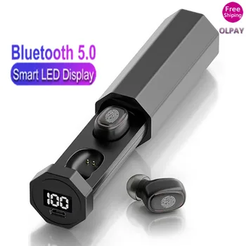 

B9 TWS Bluetooth Headphone Wireless HIFI Sport Earphones with LED Power Display MIC Earbuds Gaming Music Headset for IOS Android