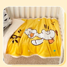 Colchas de algodón 135 para recién nacido, 100% x 90Cm, Sábana de cama con patrón de animales, edredón para niños, mantas para bebés