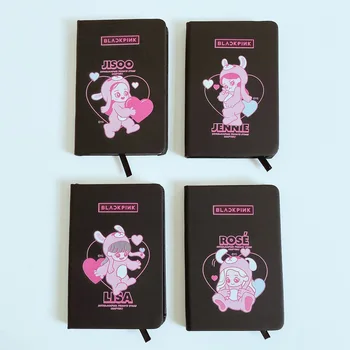 

10pcs/lot KPOP BLACKPINK rose jisoo lisa jennie black pink cartoon notebook diary toy gift