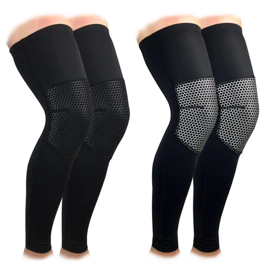 Sports Leggings Over Knee Socks Bands Brace Sleeve Bandage Wrap Compression 