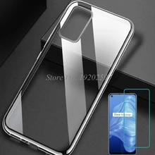 Für OPPO Realme 7 5G RMX2111 Fall Silikon Abdeckung TPU Telefon Zurück Protector Klar Shell Realme 7 Glas Funda capa Stoßstange Etui
