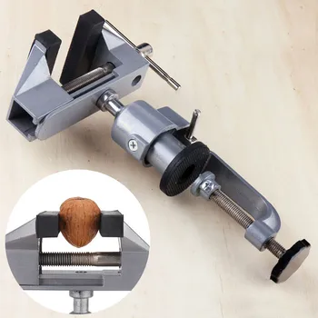 

Aluminum Bench Clamp Table 2In 1 Vise Grinder Holder Drill Stander Rotary Tool