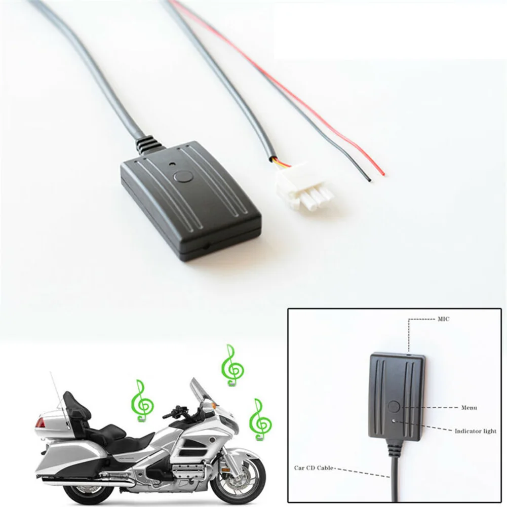 3 контактный разъем AUX IN Bluetooth музыка Aux кабель адаптер + микрофон комплект для Honda| |